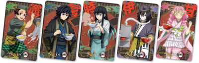 鬼滅の刃×宅麺 描き下ろしイラストカード(らくうまっ宅麺)
