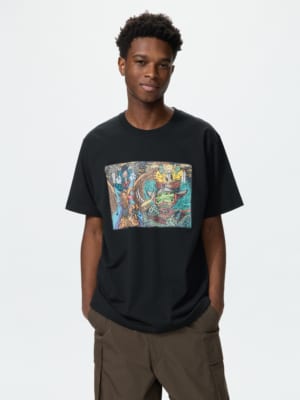 マンガUT 集英社創業100周年 NARUTO Tシャツ BLACK