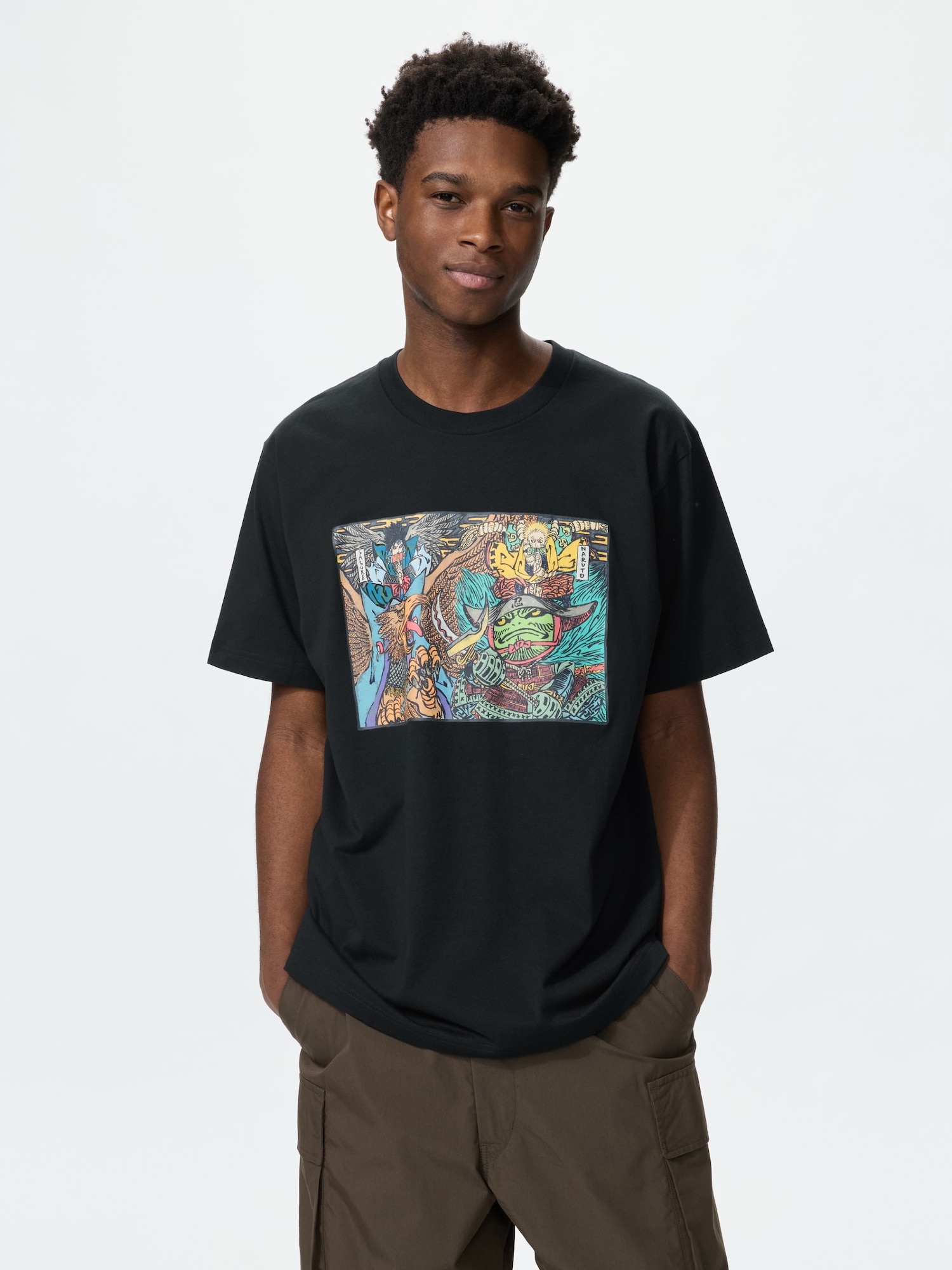 マンガUT 集英社創業100周年 NARUTO Tシャツ BLACK