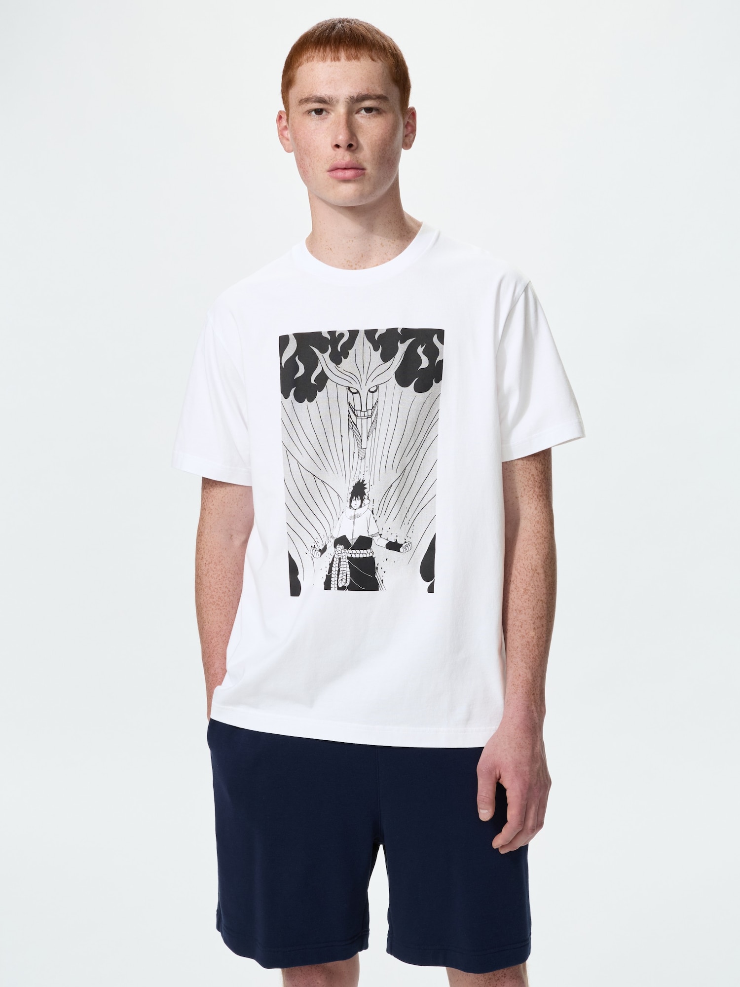 マンガUT 集英社創業100周年 NARUTO Tシャツ WHITE