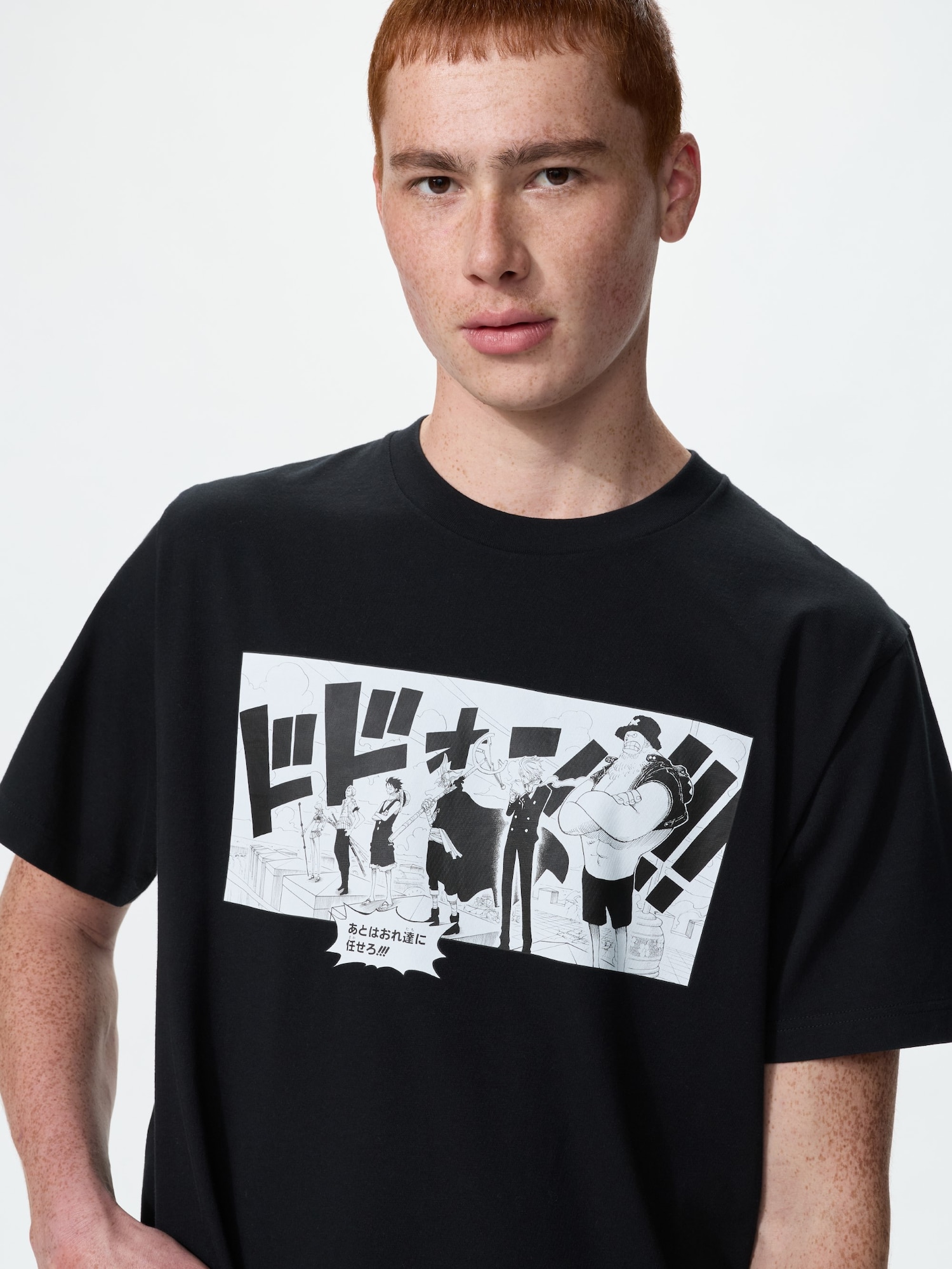 マンガUT 集英社創業100周年 ONE PIECE Tシャツ BLACK