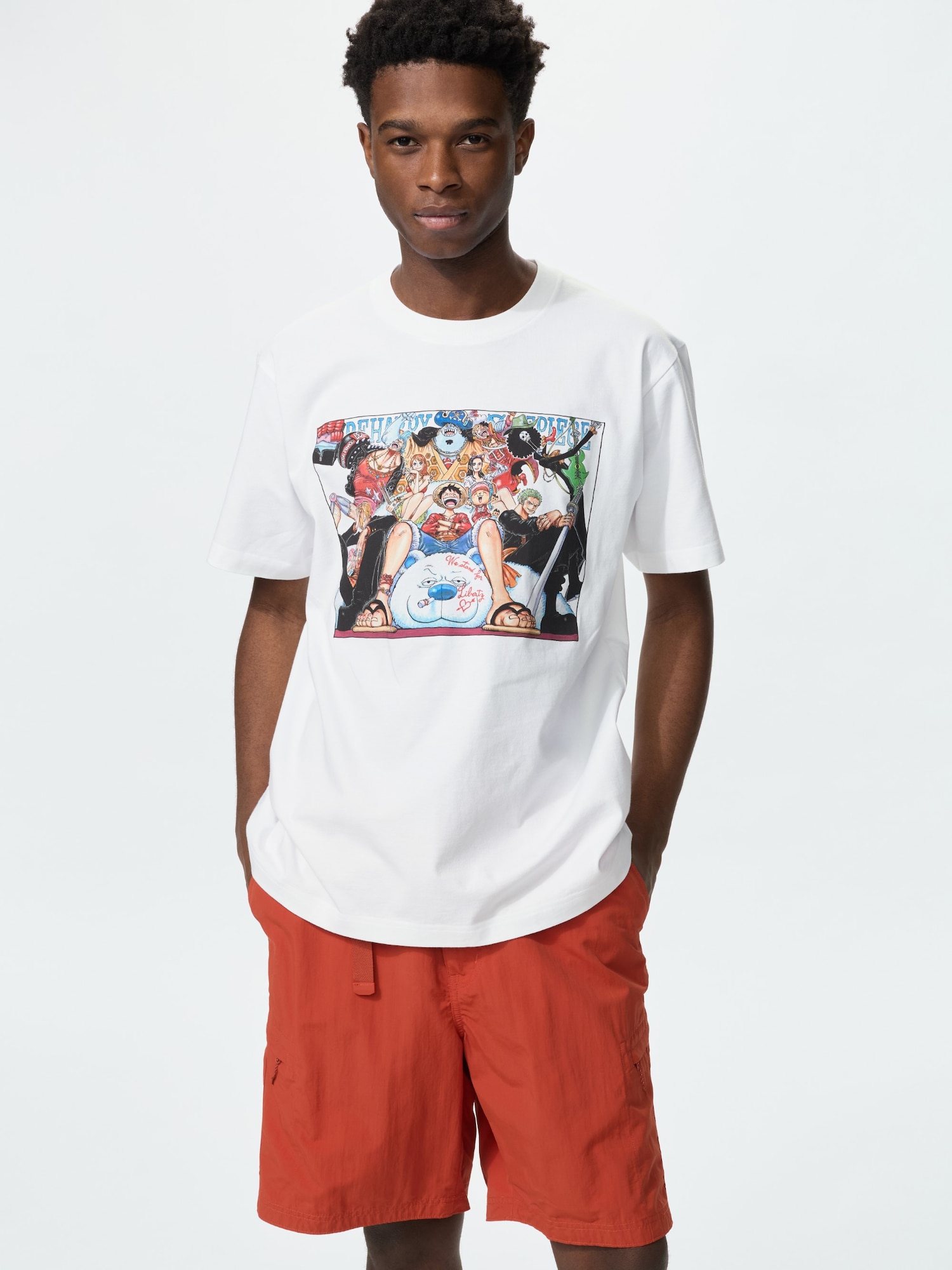 マンガUT 集英社創業100周年 ONE PIECE Tシャツ WHITE