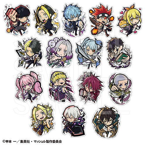 マッシュル×E-DINER イートゥーンステッカー全16種