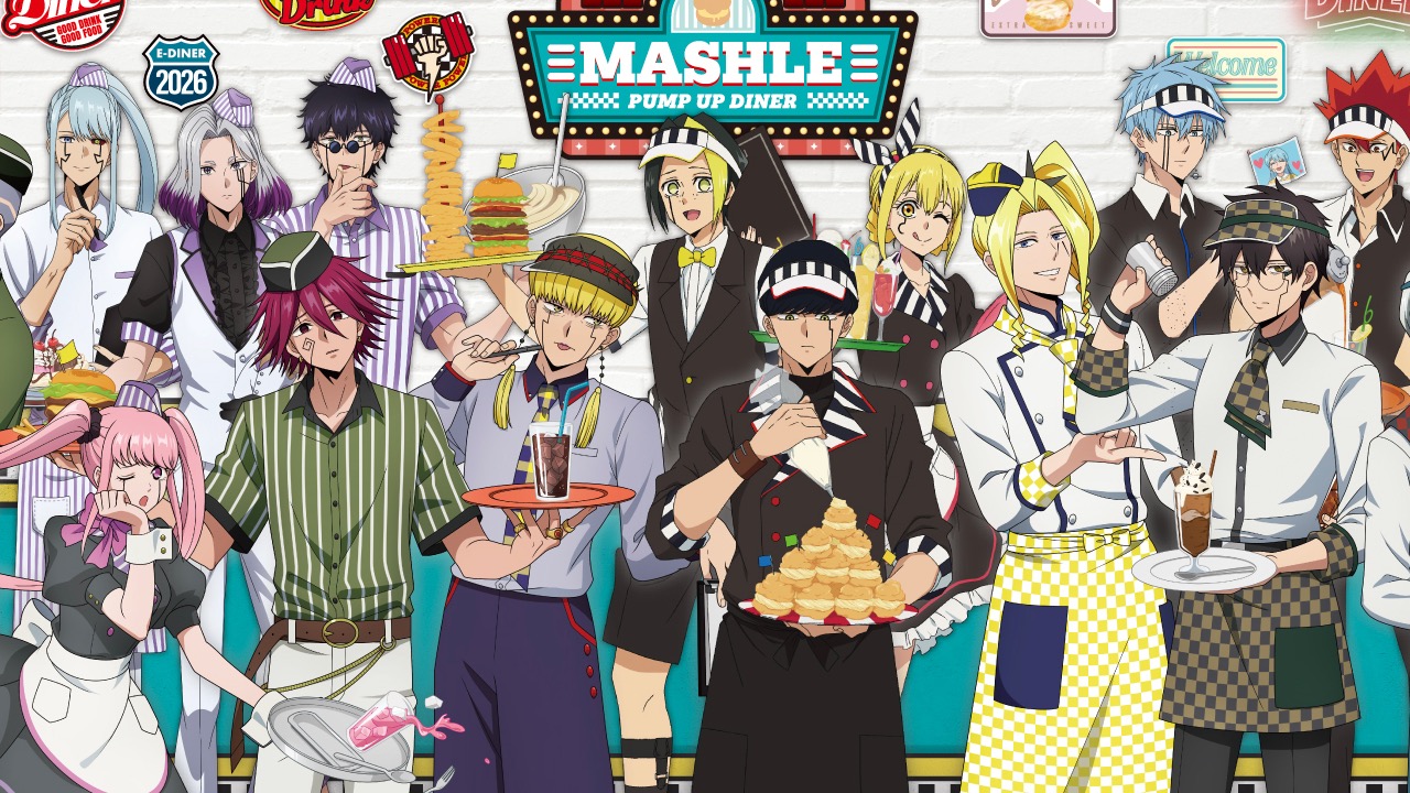 『マッシュル-MASHLE-』コラボカフェ「PUMP UP DINER」第3弾のメニュー＆グッズ全貌が公開！キャラモチーフのフード・ドリンク全9品＋描き下ろしグッズが登場