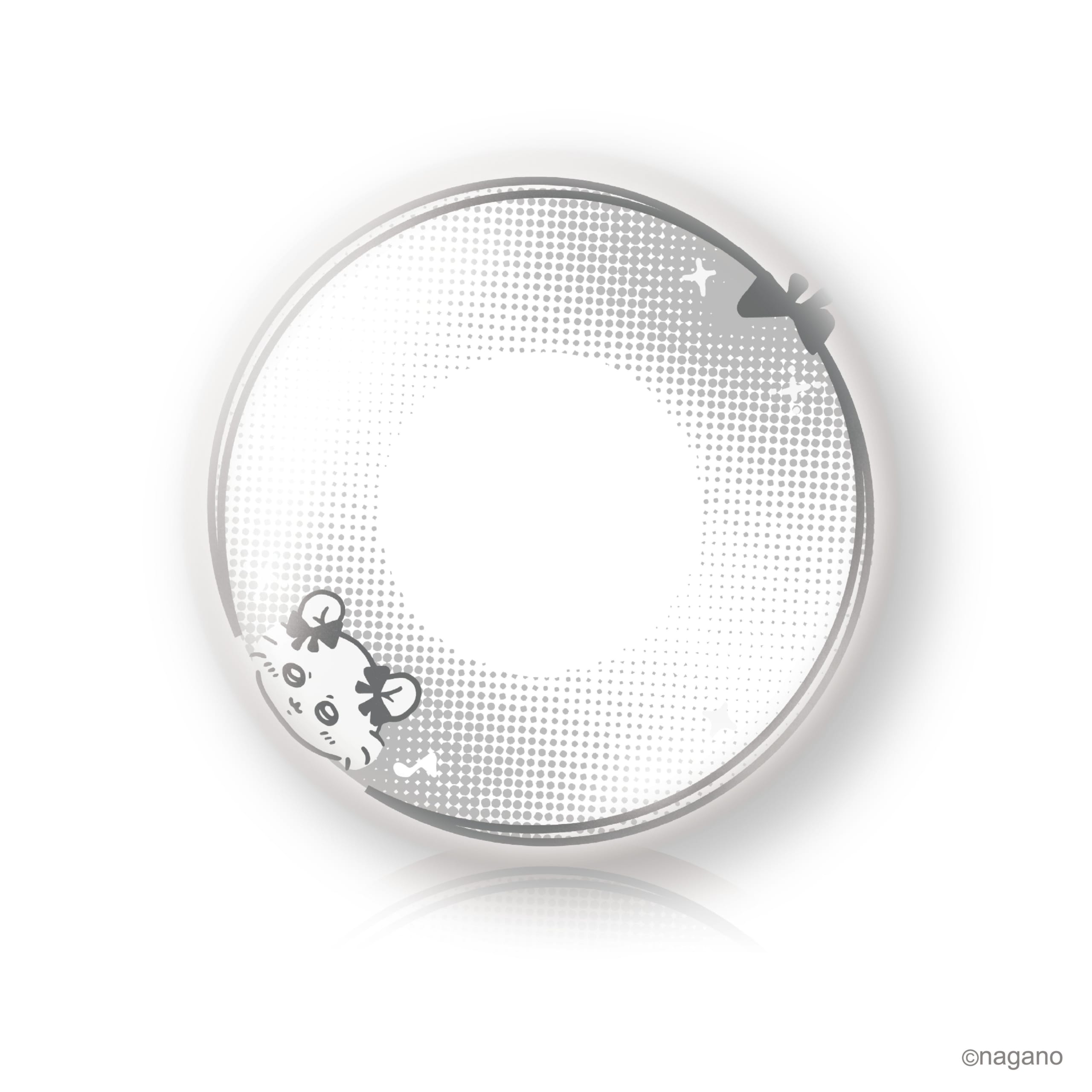 モモンガグレー レンズデザイン