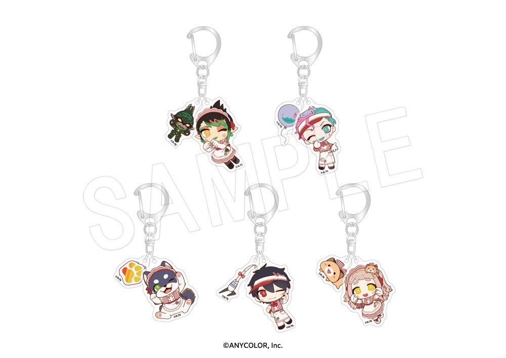 にじさんじ×マリオンクレープ 2連アクリルキーホルダー