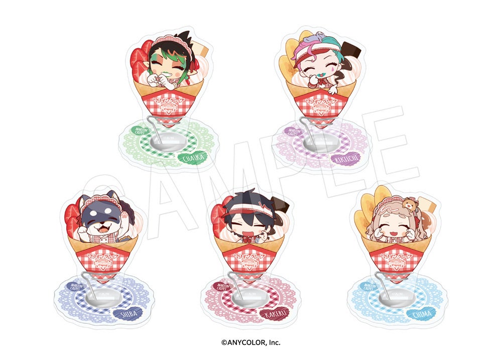 にじさんじ×マリオンクレープ トレーディングアクリルスタンド