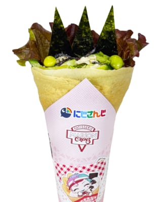 花畑チャイカ コラボクレープ