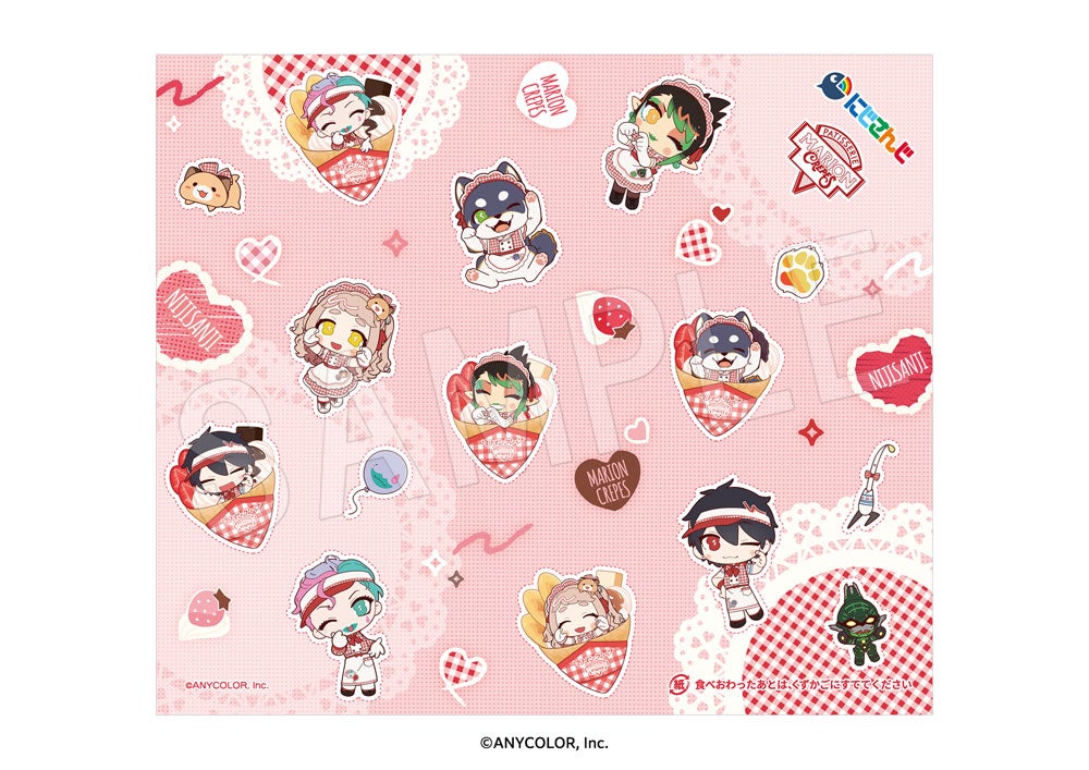 にじさんじ×マリオンクレープ クレープ巻紙 ミニキャラver