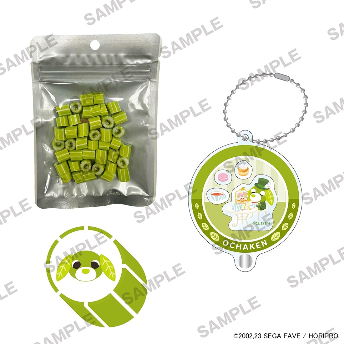 リョクのキャンディ＆シャカシャカアクリルキーホルダー