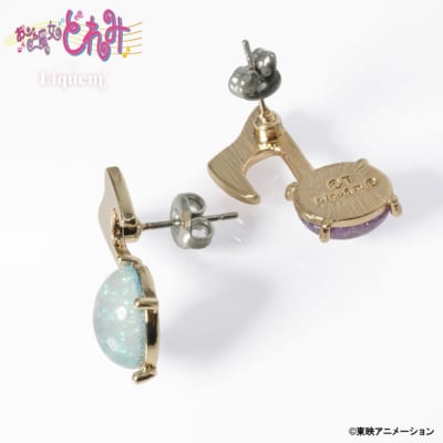 おジャ魔女どれみ×Liquem ♪ピアス あいこ&おんぷ 裏面