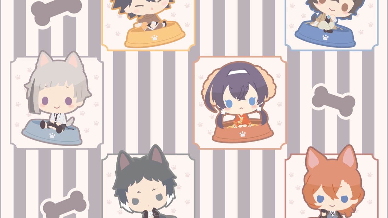 『文豪ストレイドッグス』×サンリオ「おさんぽ文スト」グッズが4月28日発売！わんこ姿のキャラたちが可愛すぎる