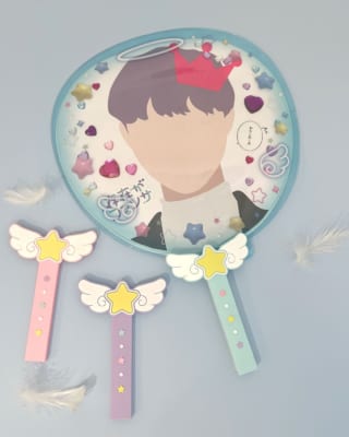 OSHI CUTE ANGEL うちわカバー・うちわグリップ