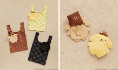 ポムポムプリン ポーチツキエコBAG 3色