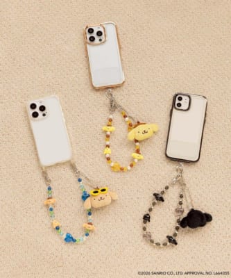 ポムポムプリン フェイスキーチャームツキHS 3色