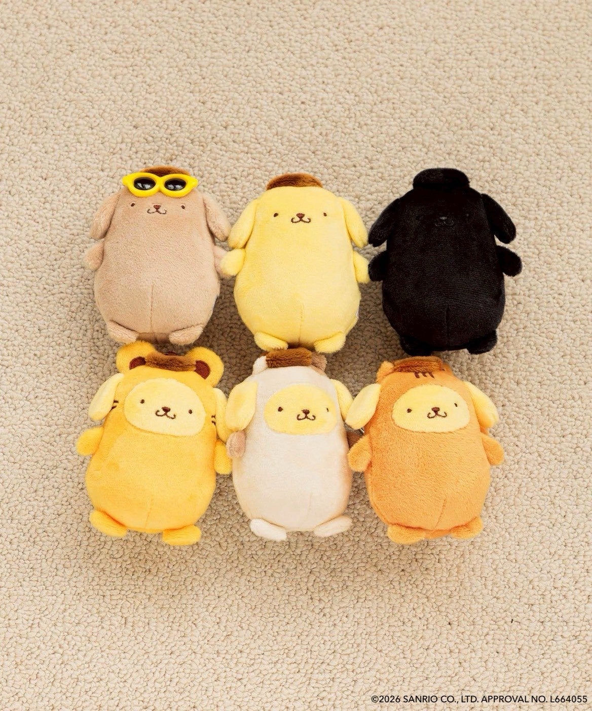 ポムポムプリン ヌイキーホルダー 全6種