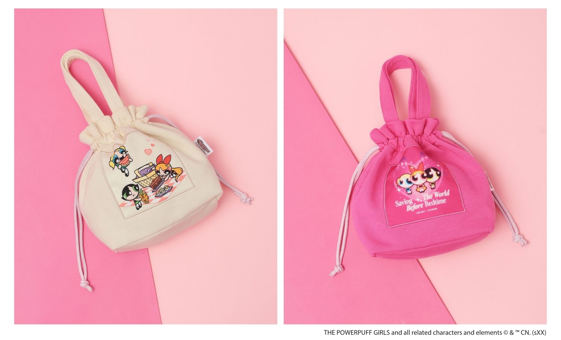 パワーパフガールズ×tiny tiny 保冷巾着