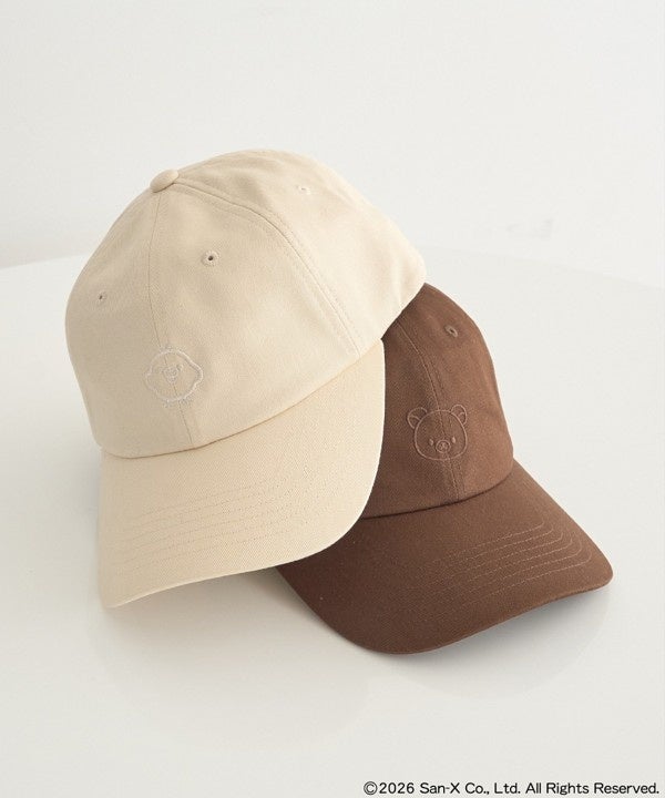 リラックマ×earth music&ecology ワンポイント刺繍キャップ