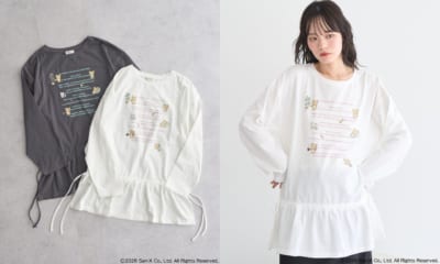 リラックマ×earth music&ecology ブラウジングロンT