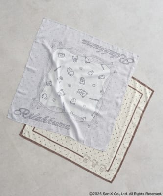 リラックマ×earth music&ecology アソートドットスカーフ