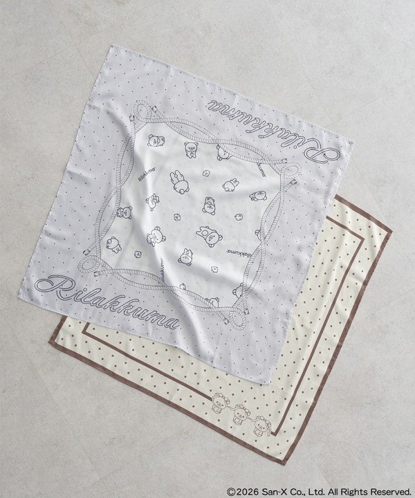 リラックマ×earth music&ecology アソートドットスカーフ