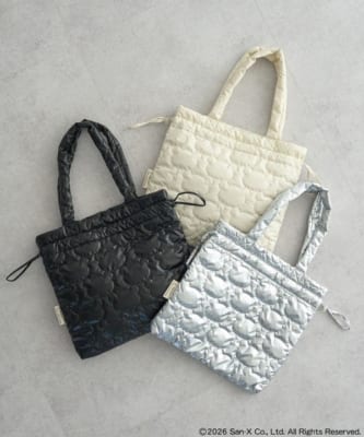 リラックマ×earth music&ecology シルエットキルトトートバッグ