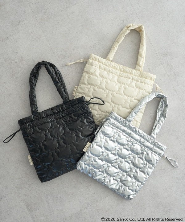 リラックマ×earth music&ecology シルエットキルトトートバッグ