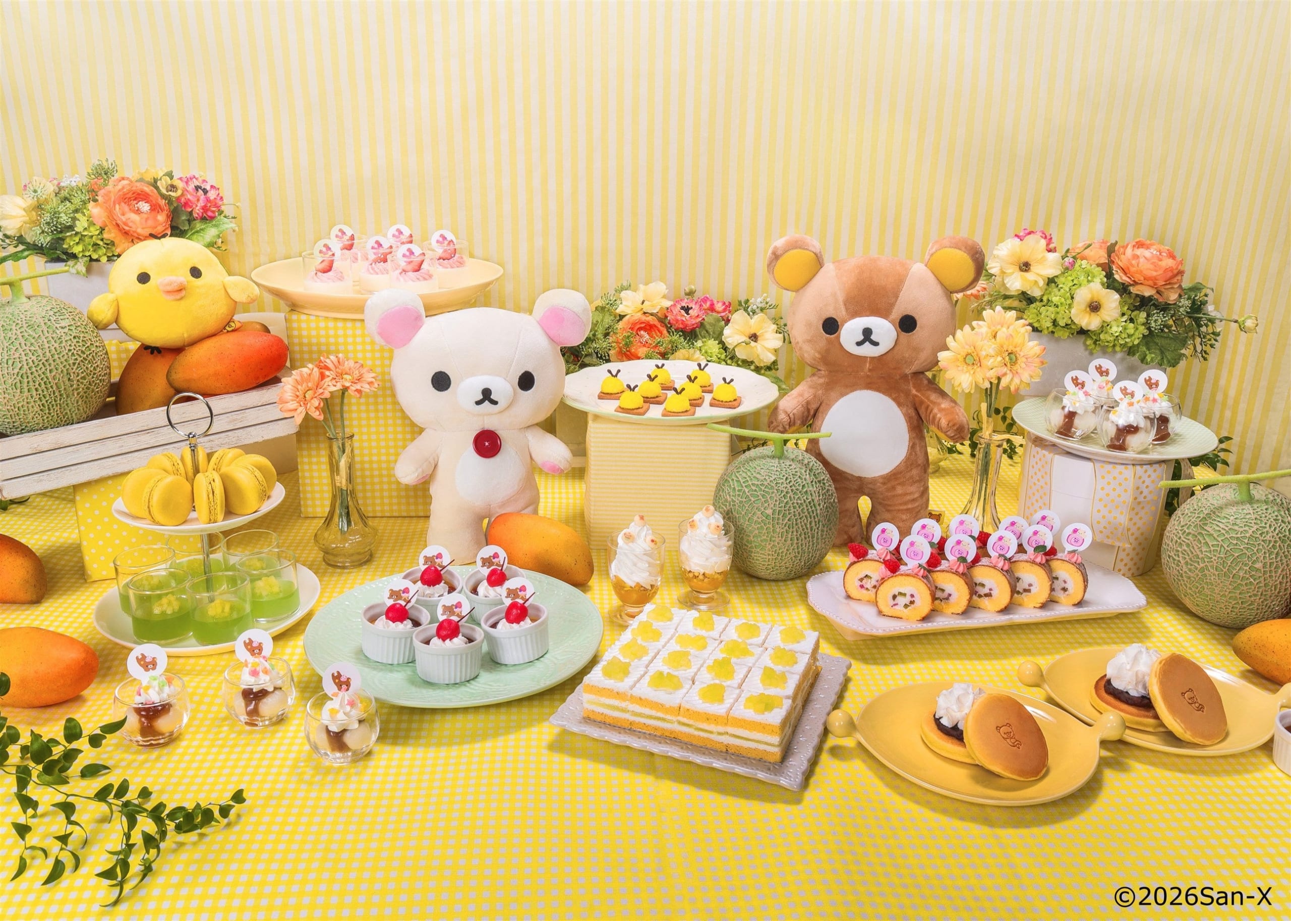 「リラックマ×ホテルニューオータニ」スイーツビュッフェが開催決定！コラボスイーツ7種＆限定トートバッグも