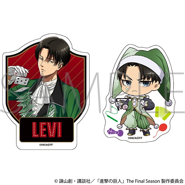 進撃の巨人 ステッカーセット リヴァイ