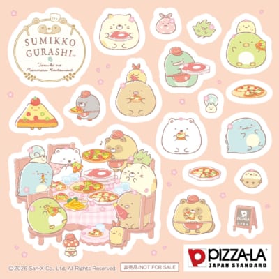 すみっコぐらしオリジナルシール(約12cm×12cm)