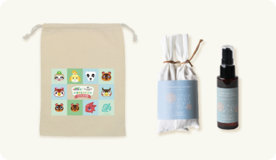 あつまれ どうぶつの森×東急リゾートタウン蓼科 たてしなお土産巾着 木のセット