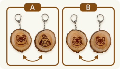 あつまれ どうぶつの森×東急リゾートタウン蓼科 木のキーホルダー