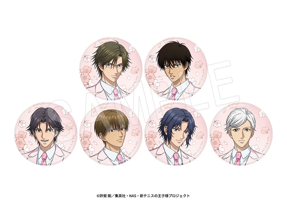 新テニスの王子様 トレーディング和紙風缶バッジ