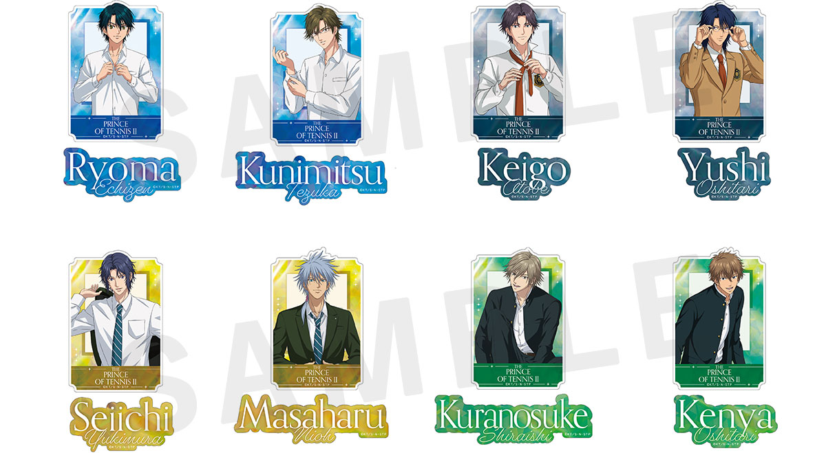 『新テニスの王子様』身支度フェア ダイカットシールセット