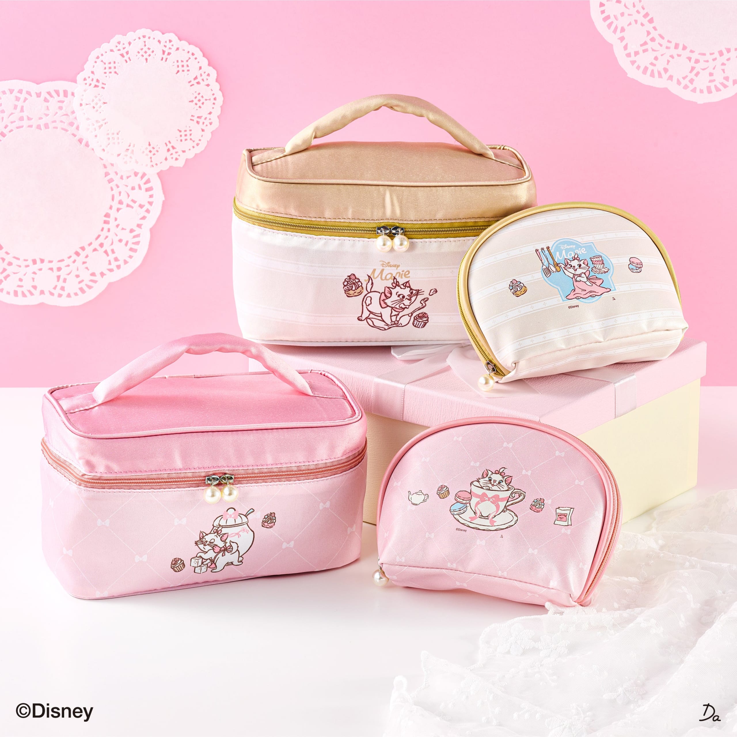 THREEPPY おしゃれキャット マリー バニティポーチ