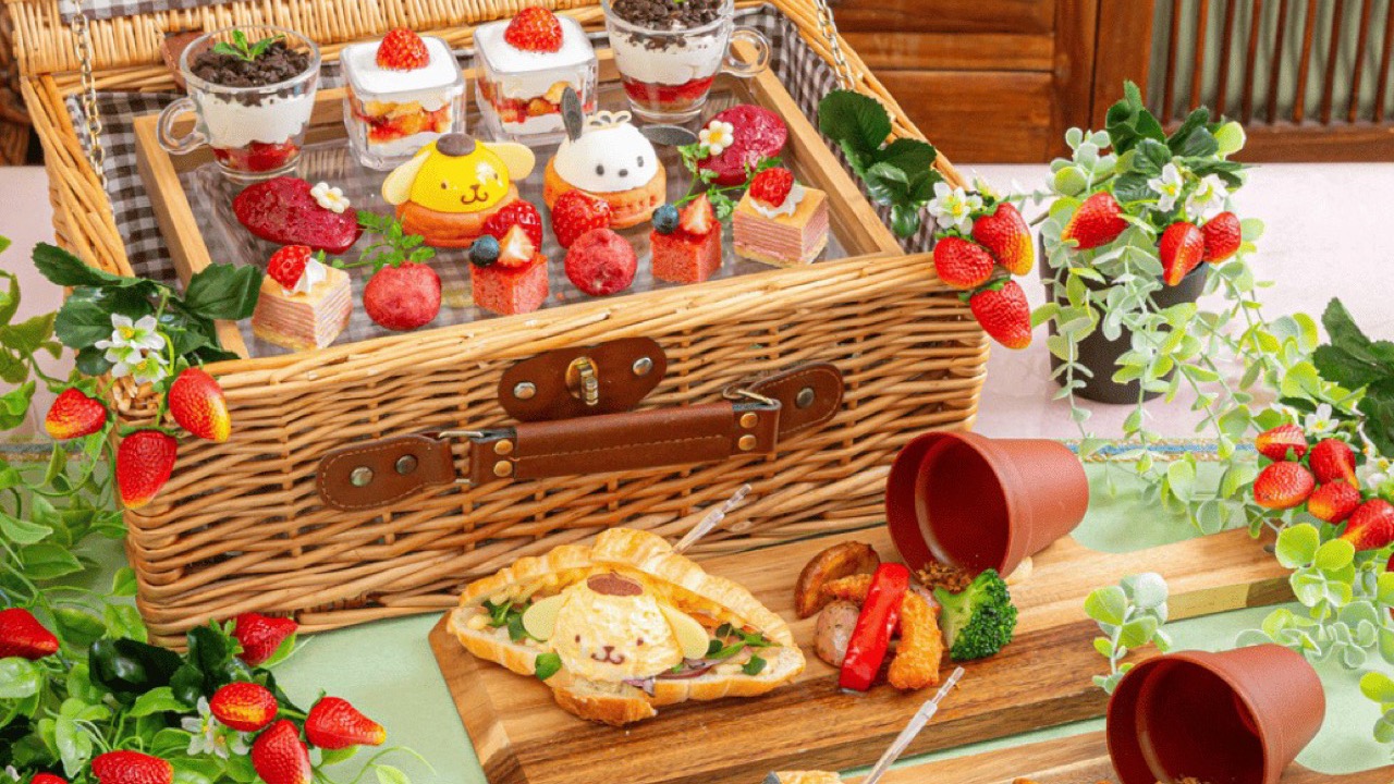「サンリオキャラクターズ ガーデンカフェ」春季限定メニューが登場！キャラが選べる苺アフタヌーンティー＆ハニトーで春を満喫
