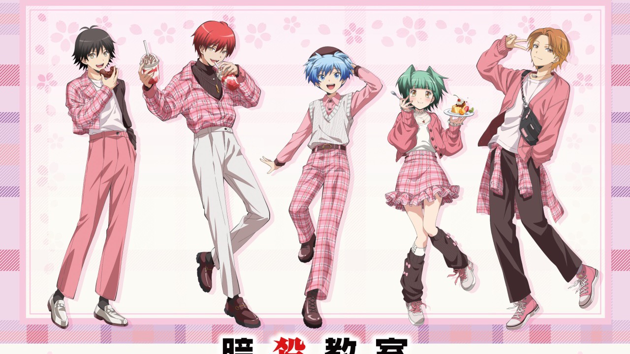 『暗殺教室』×スイーツパラダイス コラボカフェのメニュー＆グッズ全ラインナップ解禁！春コーデの描き下ろしビジュアルがかわいすぎる