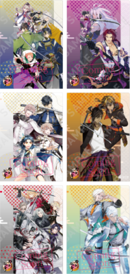 刀剣乱舞ONLINE オリジナルふた付きA5クリアファイル全6種