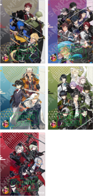 刀剣乱舞ONLINE オリジナルふた付きA5クリアファイル 第2弾 全5種プレビュー