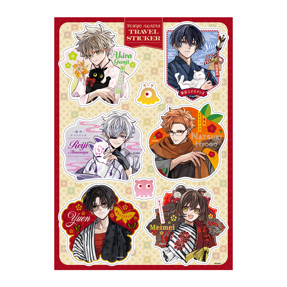『東京エイリアンズ』A4ステッカーシート(ワソウ)