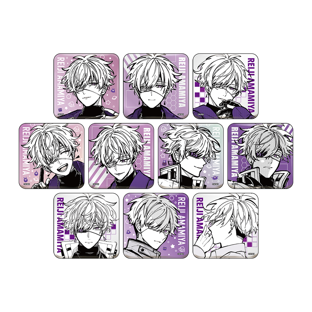 『東京エイリアンズ』トレーディングメタルスクエア缶バッジ 雨宮零士