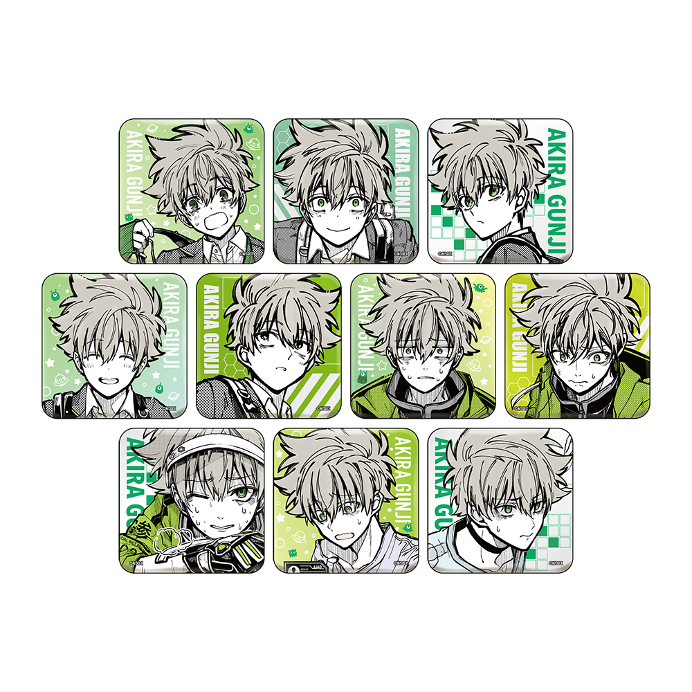 『東京エイリアンズ』トレーディングメタルスクエア缶バッジ 郡司晃