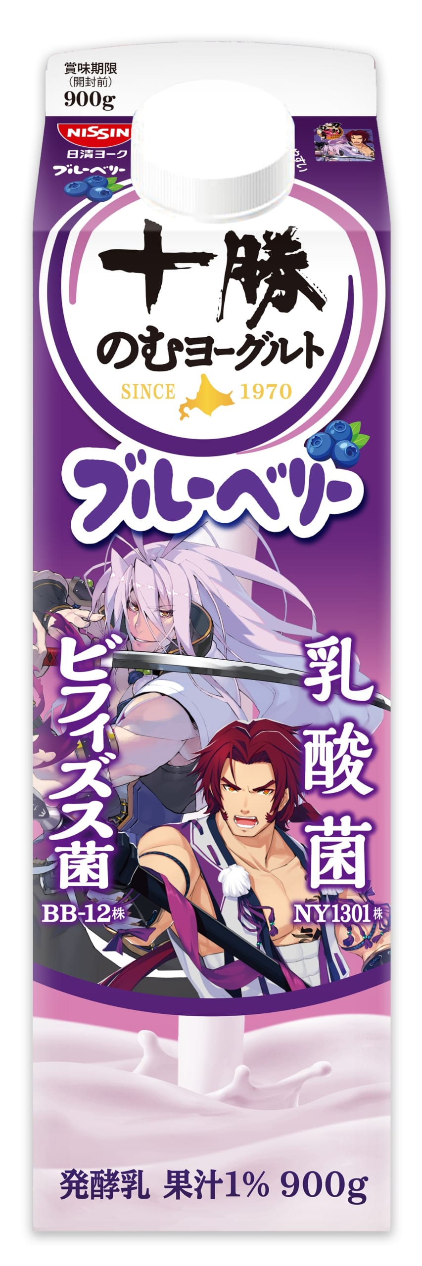 刀剣乱舞×十勝のむヨーグルト ブルーベリー 千子村正・蜻蛉切