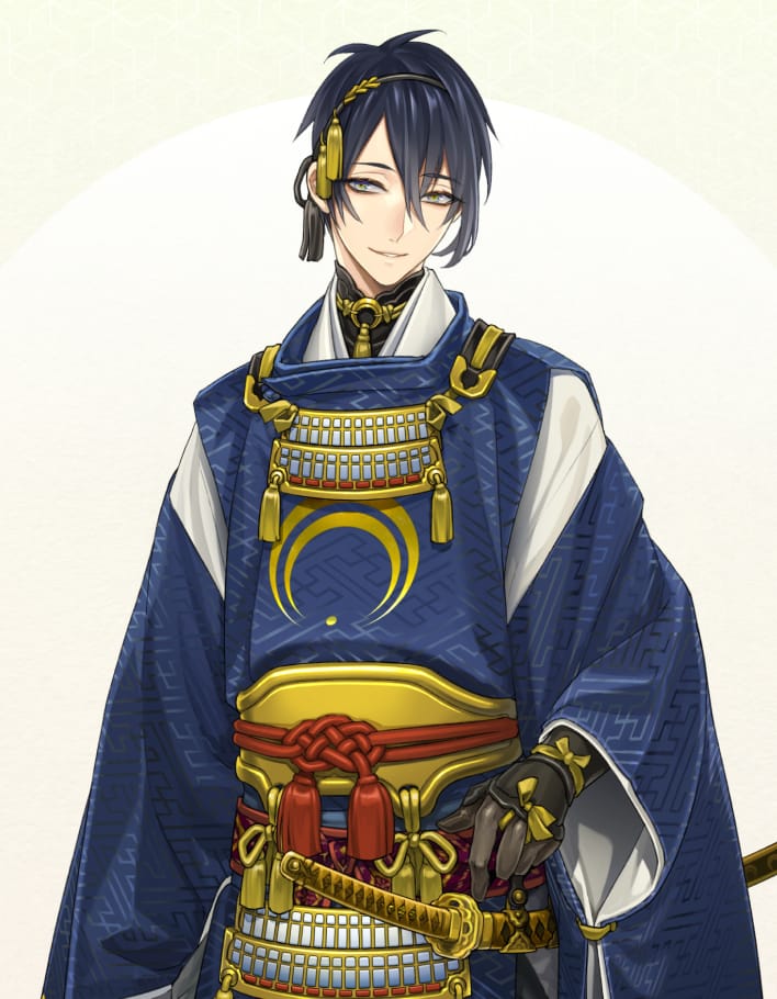 刀剣乱舞 三日月宗近 キャラクタービジュアル