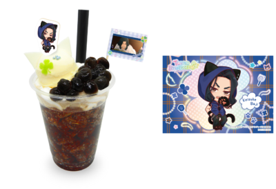 場地のスパークリングタピオカフロート
