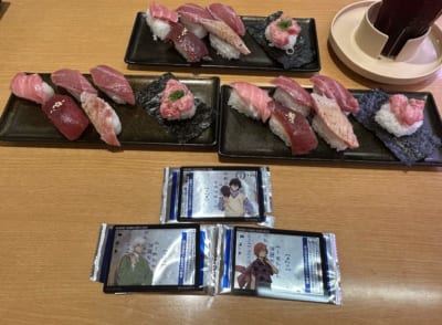 「文スト×スシロー」クリアカード