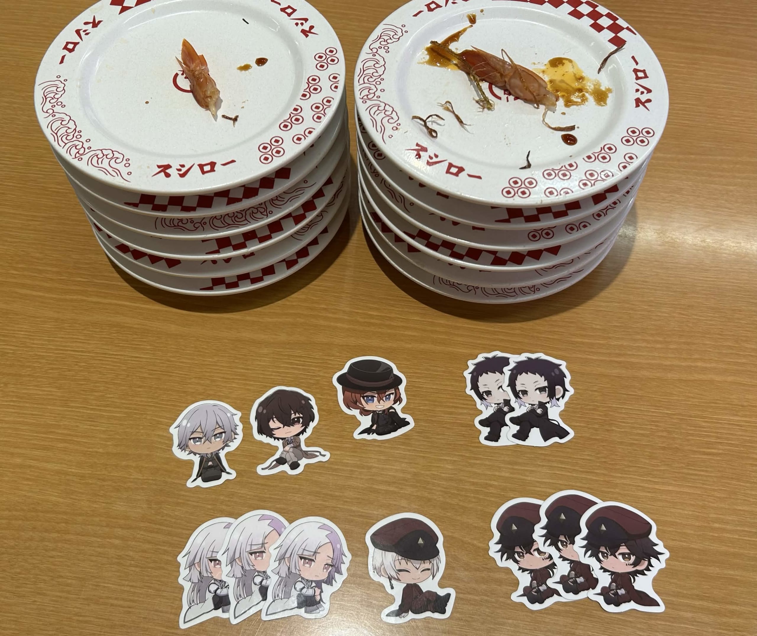 「文スト×スシロー」　ピック