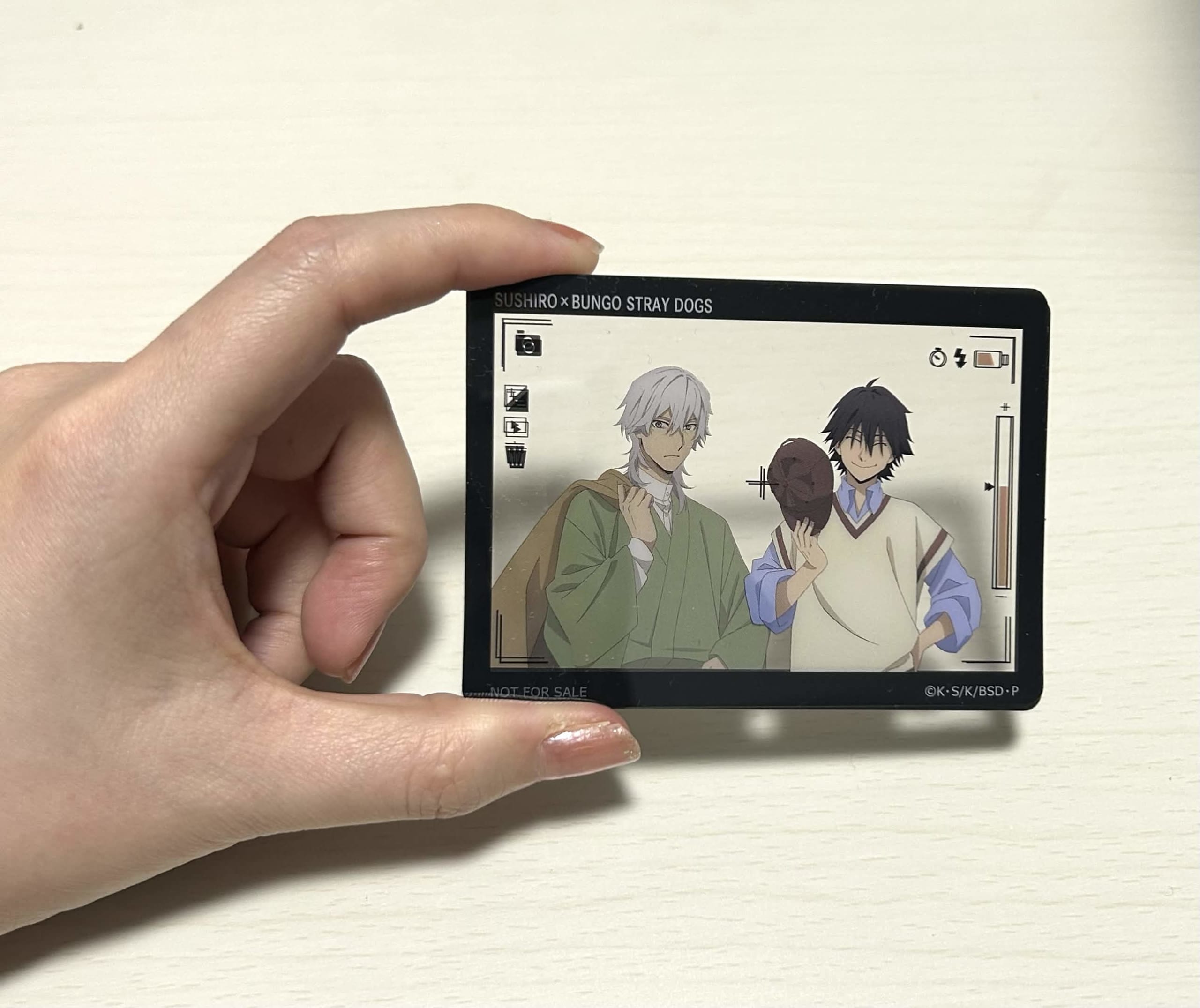 「文スト×スシロー」クリアカード