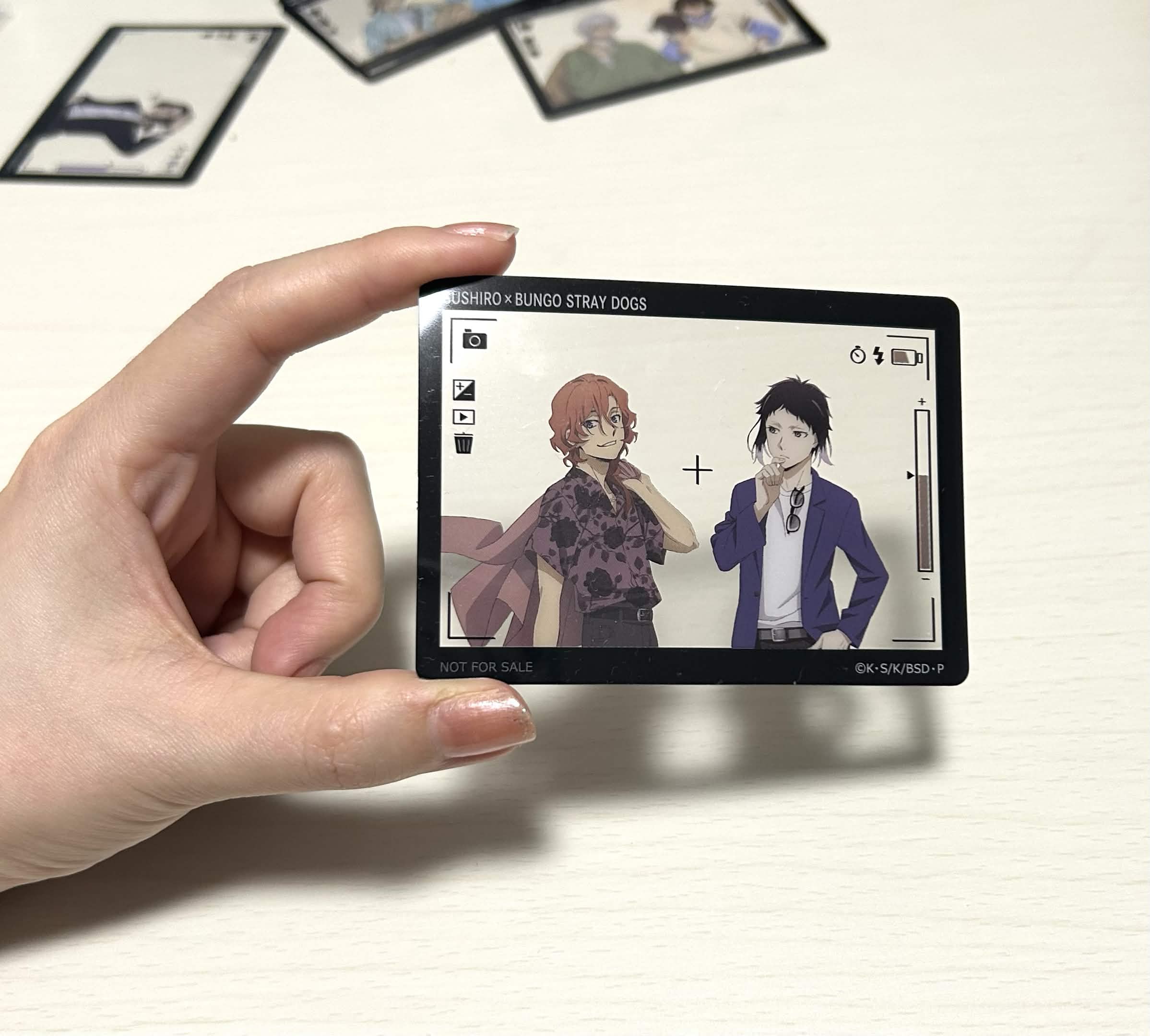 「文スト×スシロー」クリアカード