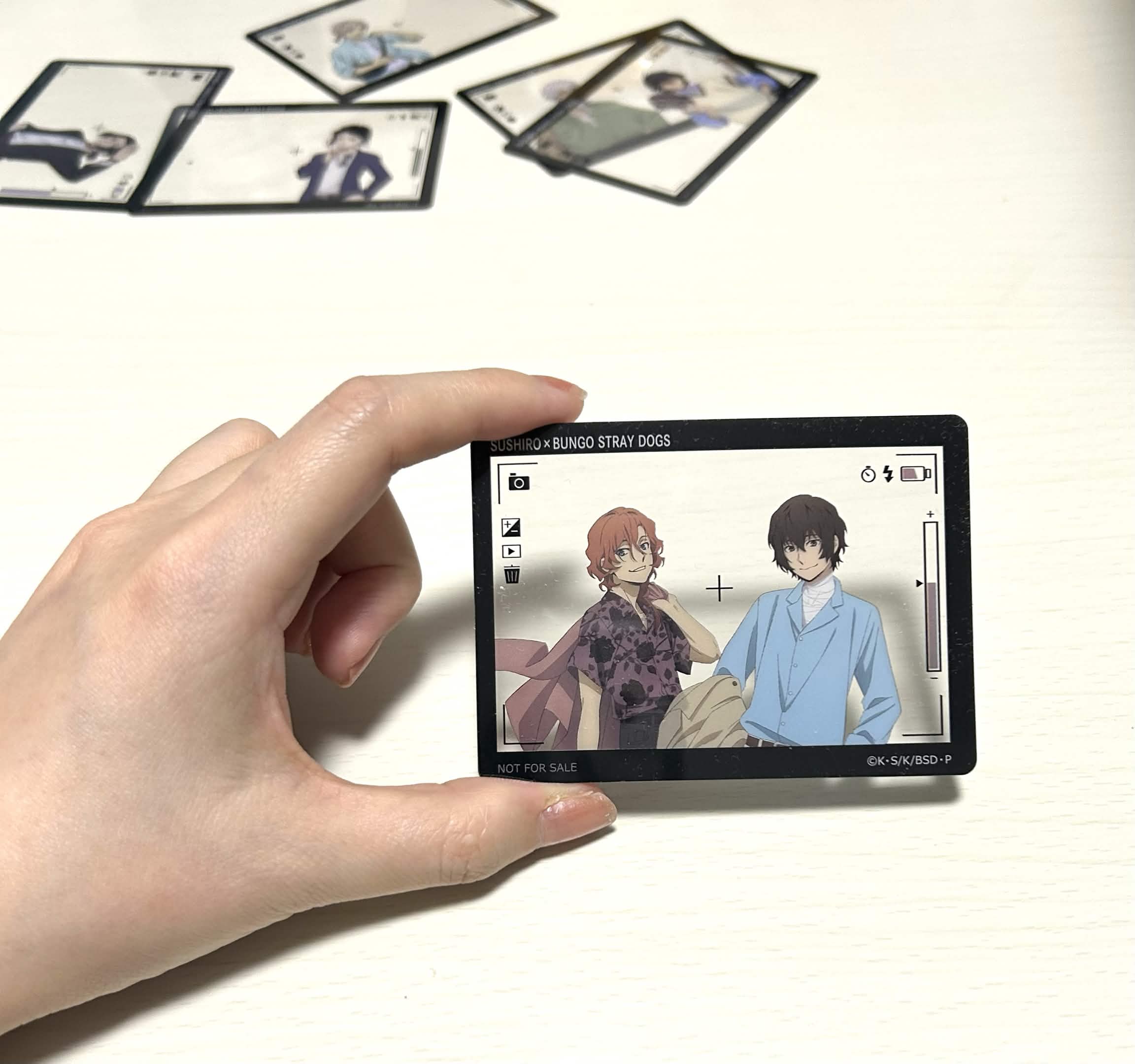 「文スト×スシロー」クリアカード